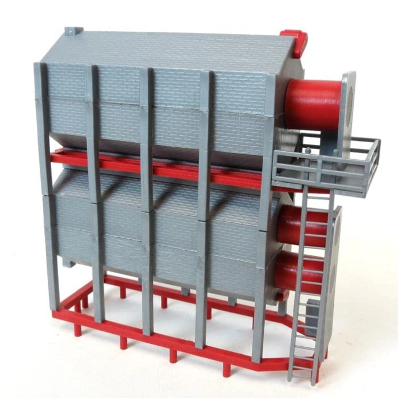 1/64 Red Plastic 2 High Stationary Grain Dryer ST050 ST50403RD