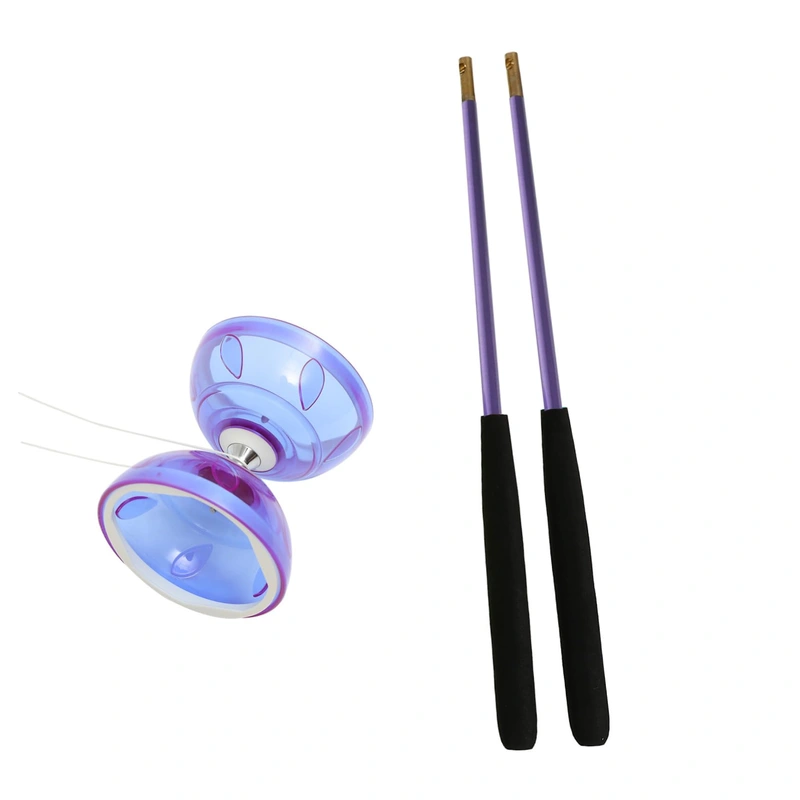 1 Set Double-Headed Diabolo Classic Diabolo Chinese Yo Yo for Kids Diabolo Toy Bearing Diabolo Fitness Diabolo Kids Diabolo Juggling Toy Diabolo for The Elderly Chinese Yo Yo Toy
