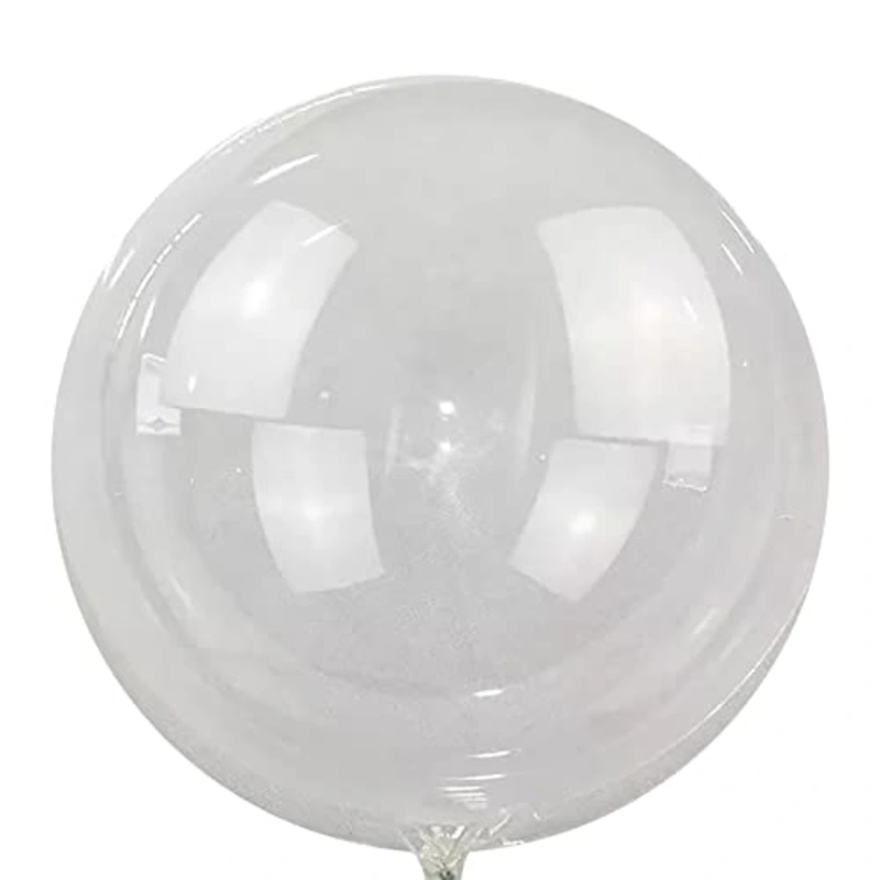 10 Pack LED Balloons, Colorful Neon Balloons Transparent Light Balloons, 14.2inch Light Up Balloons Clear Bubble Bobo Glow Balloons with String Lights for Parties Birthday Wedding Decoration